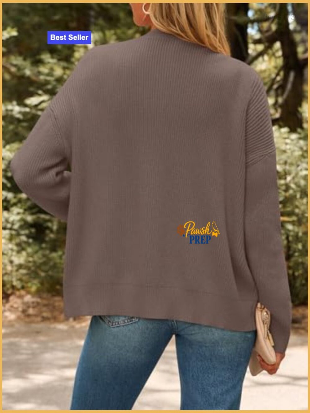 Oversized Lightweight Cardigan Sweater Open Front V-Neck Button Down Long - Picture 4 of 6